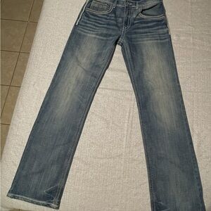 BKE Men's Straight Blue Jeans